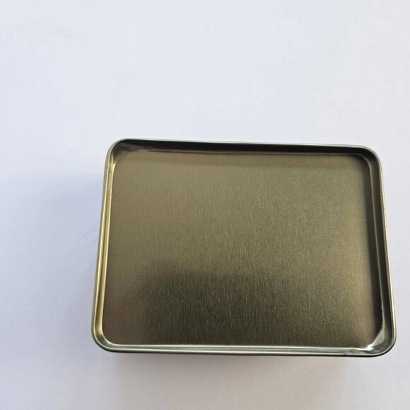 Vintage Hoffman's Cherry Cough Drops Small Tin Collectible Storage Container 4" - Picture 8 of 11